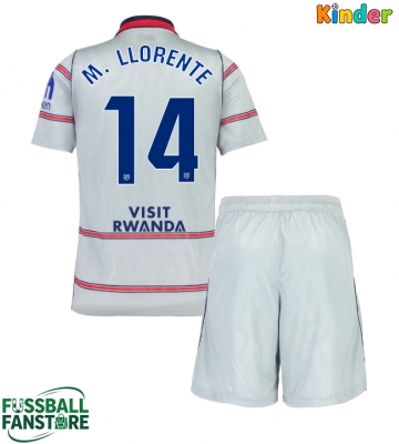 Atletico Madrid Marcos Llorente #14 Replik 3rd trikot Kinder 2026-27 Kurzarm (+ Kurze Hosen)